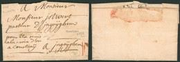 Précurseur - LAC Datée De Tournay (1733) Adressé Au Pasteur D'Ingoyghem Pour être Remis à Courtray (Poste Privée) - 1714-1794 (Pays-Bas Autrichiens)