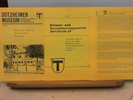 Konvolut 3 Broschüren : Kleiner Führer Durch Das Museum ( 8 Seiten ), Ein Kleiner Steckbrief ( 4 Seiten ), Dot - Hesse