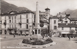 11857-BELLINZONA(CANTON TICINO)-PIAZZA INDIPENDENZA-1954-FP - Bellinzone