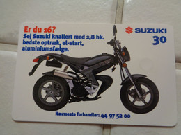 Denmark Phonecard - Motorbikes