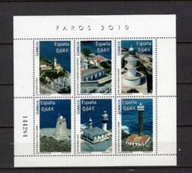 ZIBELINE ESPAGNE ESPANA SPAIN  XX MNH  PHARE FARO LIGHTHOUSE 2010 - Vrac (max 999 Timbres)