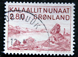 Greenland 1987  Landscape Painting By Peter Rosing  Kunst  (VIII) MiNr.172  ( Lot E 2165) - Oblitérés