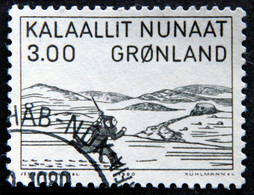 Greenland 1980 Woodcut By Aron From Kangeq   MiNr.124 ( Lot E 2181 ) - Gebruikt