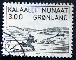 Greenland 1980 Woodcut By Aron From Kangeq   MiNr.124 ( Lot E 2187 ) - Used Stamps