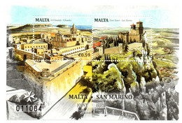 2016 - San Marino Fortezze Congiunta Con Malta ---- - Unused Stamps