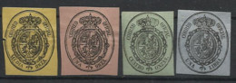 Espagne SERVICE N° 5 à 8 1855 - Servicios