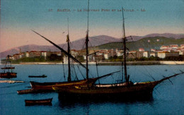Delcampe - BASTIA  ( HAUTE CORSE  )     LE NOUVEAU PORT ET LA VILLE - Bastia