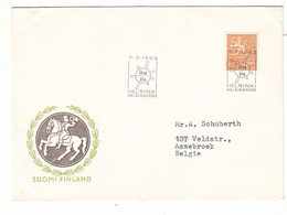 Finlande - Lettre De 1963 - Oblit Spéciale Helsinki - - Briefe U. Dokumente