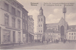Tirlemont / Tienen : St. Germanus Kerk En Koeimarkt - Tienen