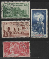 Mauritanie  - 1942 - Protection De L' Enfance / Quinzaine Impériale   - PA 6 à 9 - Oblit - Used - Usados