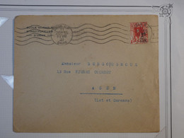 BK11 ALGERIE LETTRE 1941 ORAN A AGEN FRANCE +ECOLE NORMAL SUP.+ AFFRANC. INTERESSANT - Cartas & Documentos
