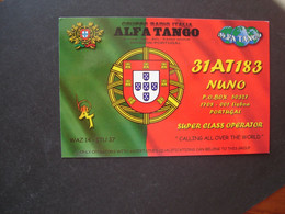 PORTUGAL LISBOA POSTCARDS QSL RADIO GROUP ALFA TANGO 2 SCAN ( - Radio