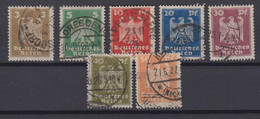 Deutsches Reich 355X - 361X Neuer Reichsadler Kompletter Satz Gestempelt /1 - Andere & Zonder Classificatie