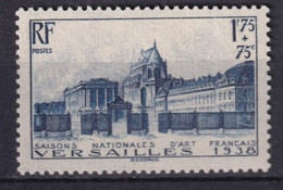 1938 - YVERT N° 379 ** MNH  - COTE = 46 EUR. - Nuevos