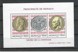 Bloc N° 69  Musée De La Monnaie 1995  Valeur 16 € - Blocs