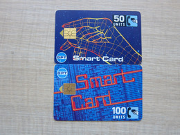 GPT Smart Card, SMA006/007 Edge Hill Trail, 50/100 Units,two Cards,used - Bedrijven Uitgaven