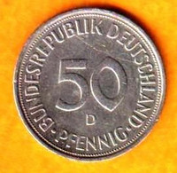 Allemagne - 50 Pfennig - 1974 D - 50 Pfennig