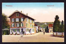1928 Gelaufene AK Aus Weinfelden. Hotel Bahnhof An Der Bahnhofstrasse. - Weinfelden
