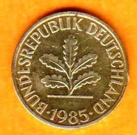 Allemagne - 10 Pfennig - 1985 G - 10 Pfennig