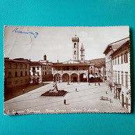 Cartolina S. Giovanni Valdarno - Piazza Cavour - Palazzo D'Arnolfo. Viaggiata - Arezzo