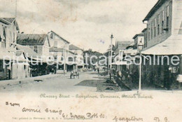 MURRAY STREET GEORGETOWN DEMERARA OLD B/W POSTCARD BRITISH GUIANA SOUTH AMERICA USED 1903 - Guyana (ex-Guyane Britannique)