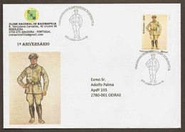 Portugal Facteur 1939 Lettre Timbre Personnalisé Cachet Commemoratif 2010 Postman 1939 Postmark + Personalized Stamp - Flammes & Oblitérations