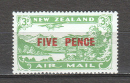 New Zealand 1931 Mi 184 MNH AIRPLANE - Luchtpost
