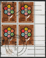 1972 Econ. Comm. For Europe Block Of 4 Lrc Sc 231 / YT 224 / Mi 251 Used / Oblitéré / Gestempelt [zro] - Oblitérés