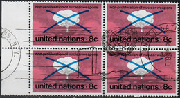 1972 Non-proliferation Block Of 4 Sc 227 / YT 220 / Mi 243 Used / Oblitéré / Gestempelt [zro] - Gebruikt