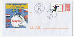 FRANCE - PAP Luquet Illustré Avec Cachet Temporaire Et Timbre "17e Championnat Du Monde De Handball" 20/1/2001 - PAP: Ristampa/Luquet