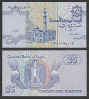 Egypt - 2001 - First Prefix "302" - 25 Pt - P-57 - Sign #20 - OYOUN - UNC - Egitto