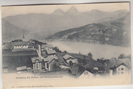 C2267) SEELISBERG Mit Mythen Und Vierwaldstättersee ALT !! Häuser Usw. - Seelisberg