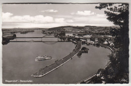 C2273) DEGGENDORF - Donauhafen - Schiff Brücke ALT 1961 - Deggendorf