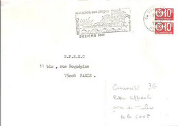 France Lettre 1988 Affranchie Avec Des Timbres De La COOP - Lettres & Documents