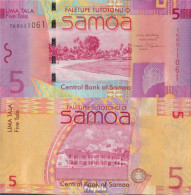 Samoa Pick-Nr: 38a Bankfrisch 2008 5 Tala - Samoa