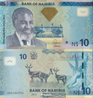 Namibia - Südwestafrika Pick-Nr: 11a Bankfrisch 2012 10 Namibia Dollars - Namibie