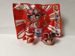 Kinder :  MPG TT-047 Manga-Figuren 2007 - Manga Mit Helm 5  +  BPZ - Monoblocs