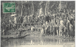 77     ENVIRONS DE LA FERTE - SOUS - JOUARRE PECHE DE L' ETANG DE PERREUSE  TOUT EST PRET ON VA DONNER LE PREMIER COUP D - La Ferte Sous Jouarre