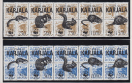 Karelië   Russische Zegels Met Opdruk Karjala Uit Overgangsperiode  2 Scans - Altri & Non Classificati