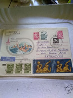 Ussr.moscow 80 Olympic.posted During The Games To Argentina.2 Waterpolo Stamp&cover&pmk.registered.reg Post E7 - Wasserball