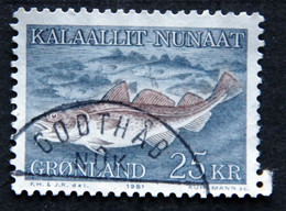 Greenland 1981 Cod - Fish    MiNr.129  ( Lot E 2629  ) - Oblitérés