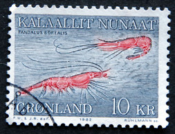 Greenland 1982   Marine Life, Deep See Shrimps   MiNr. 133    (lot E 2633 ) - Oblitérés