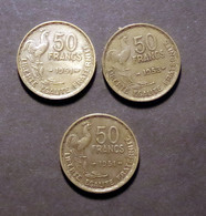 France Col 50 Franc 3 Pcs Ass - 50 Francs