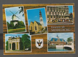 NL.- GROETEN UIT MIDDELBURG. 5 LUIK. - Souvenir De...