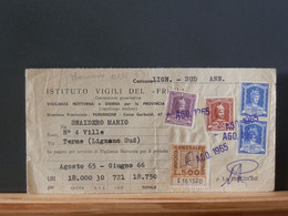 100/480A  DOC.   ITALIE  1965 - Fiscale Zegels