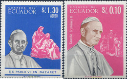 691945 MNH ECUADOR 1966 PAPA PABLO VI - Ecuador