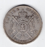 83 - FRANCE - Second Empire - Napoléon III Tête Laurée - 5 Francs 1868 A - 5 Francs