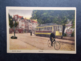 CP ALLEMAGNE (V1503) MOERS (2 Vues) Steintor - 1920 -- Tram Cycliste - Mörs