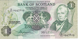 BILLETE DE ESCOCIA DE 1 POUND DEL AÑO 1979 (BANKNOTE) - 1 Pond