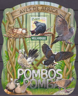2015 Mozambique 7888/B1017 Birds - Doves 10,00 € - Kolibries